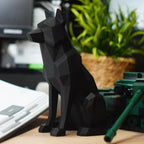 ALPHA - Wolf-Skulptur