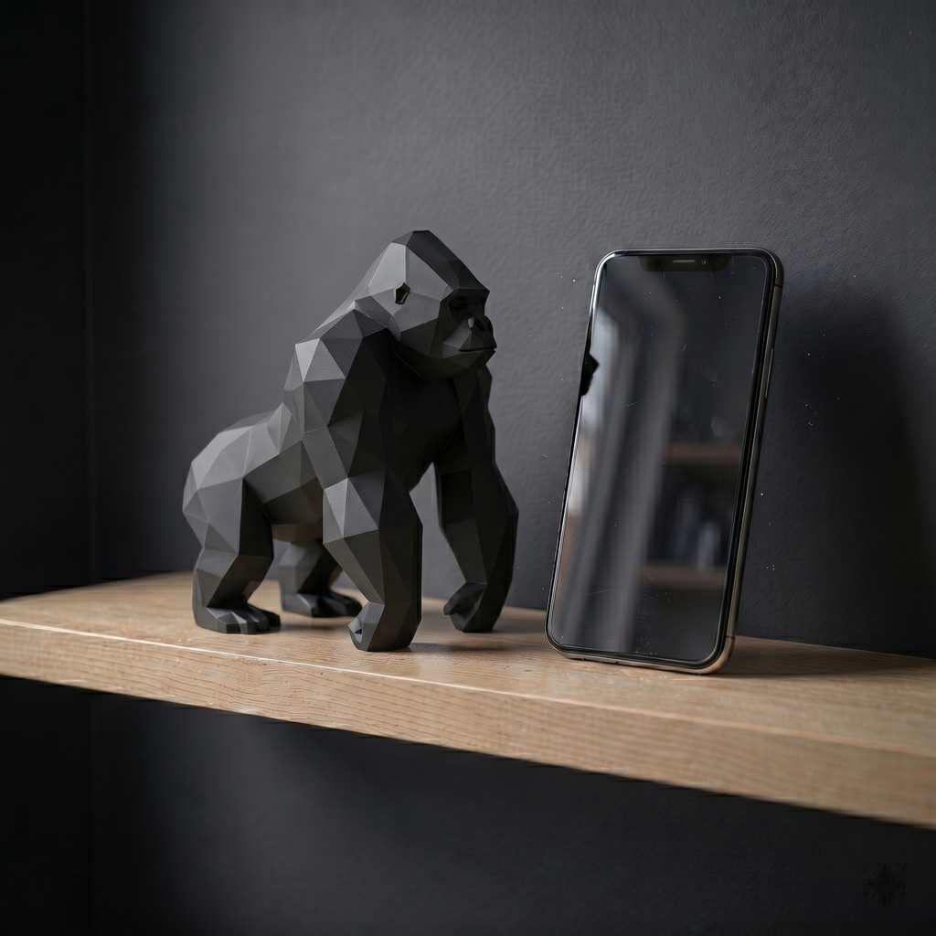 Koloss - Geometrische Gorilla-Skulptur