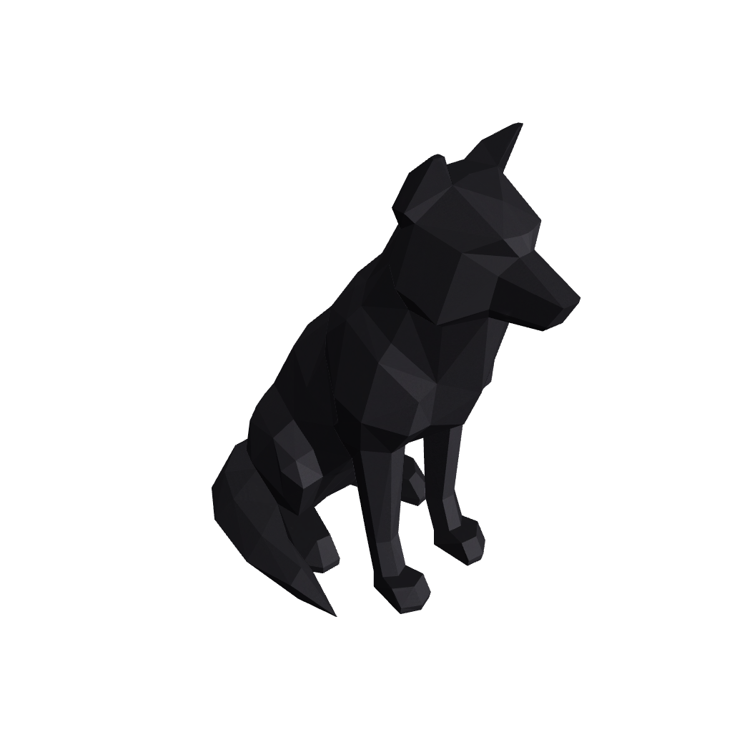 ALPHA - Wolf-Skulptur